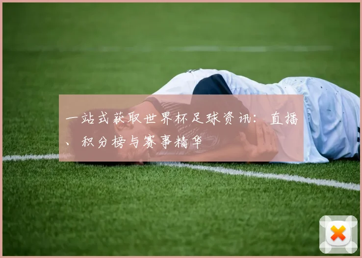 一站式获取世界杯足球资讯：直播、积分榜与赛事精华